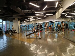 Room, 1 Bedroom, Accessible, Private Pool | Fitness facility - Room-lerfo Staycation!!!! (Mandaluyong)