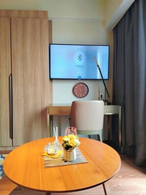 Room, 1 Bedroom, Accessible, Private Pool | Dining room - Room-lerfo Staycation!!!! (Mandaluyong)