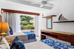 Apartment, 2 Double Beds, Pool Access, Ocean View (Grand Miramar B105) - Elegant Suite With Ocean-view Pools, hot Tub, Gym, Balcony & Full Kitchen (Puerto Vallarta)