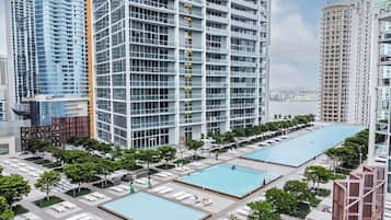 Family Suite, Balcony, City View | Pool