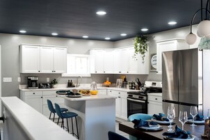 Casa superluxo, aceita animais de estimação, vista para a montanha | Cozinha privada