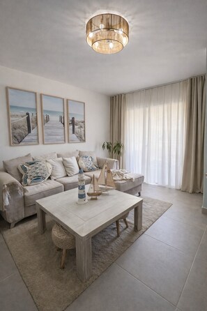 Living area - Beach-Style Apartment- Serena Village Punta Cana (Punta Cana)