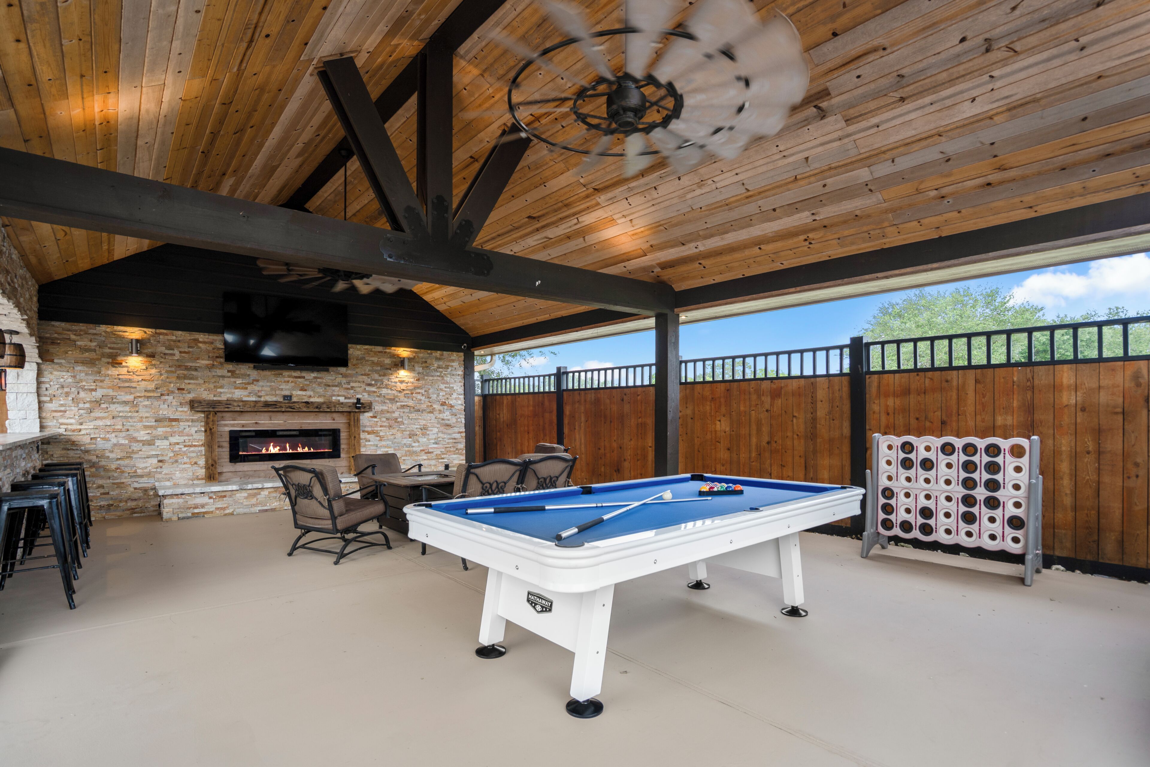 Enceinte de l’hébergement