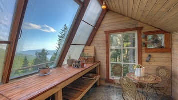 Luxury-Chalet, Haustiere gestattet, Bergblick | Speisen