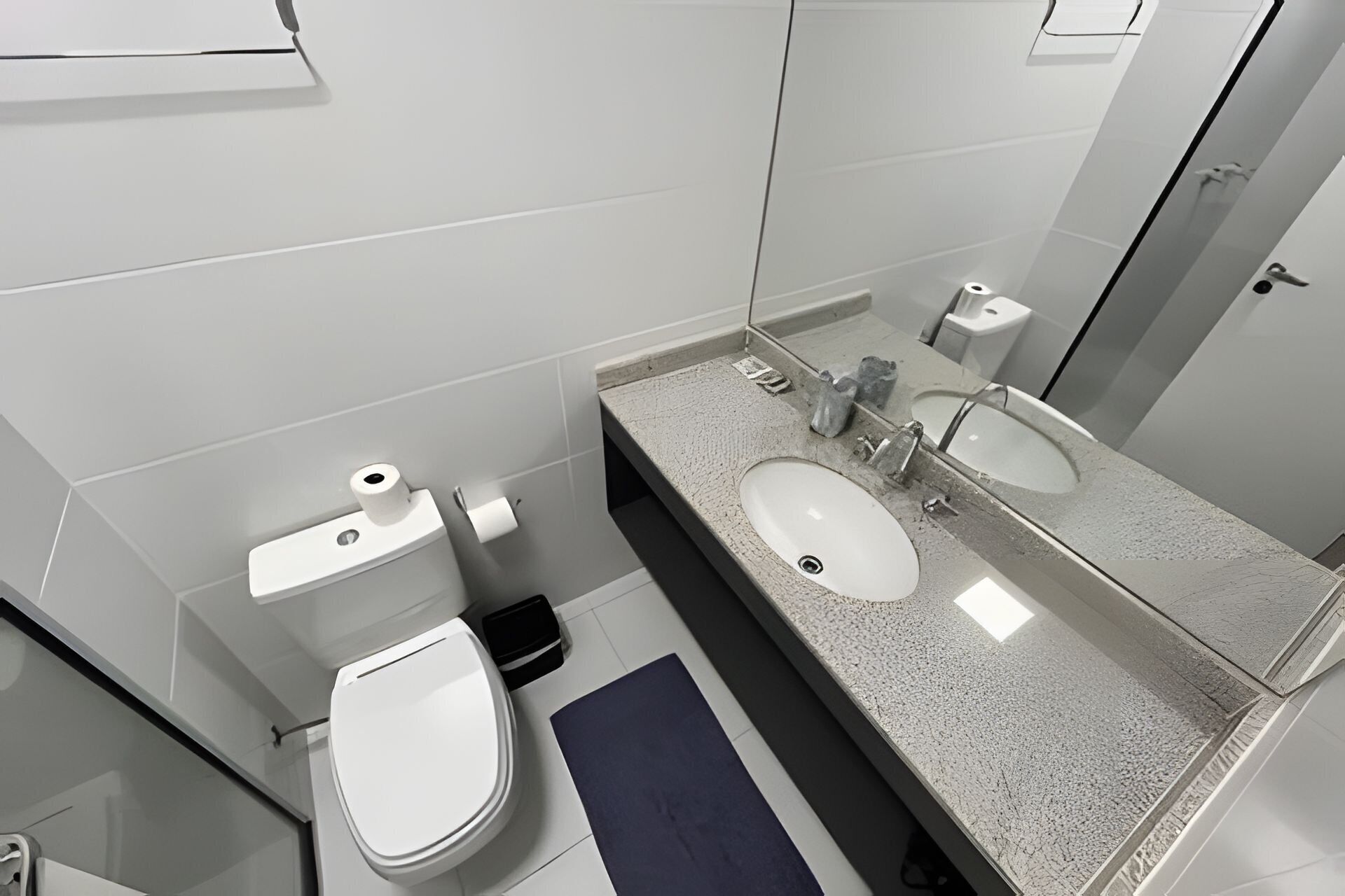 Eenvoudig appartement | Badkamer