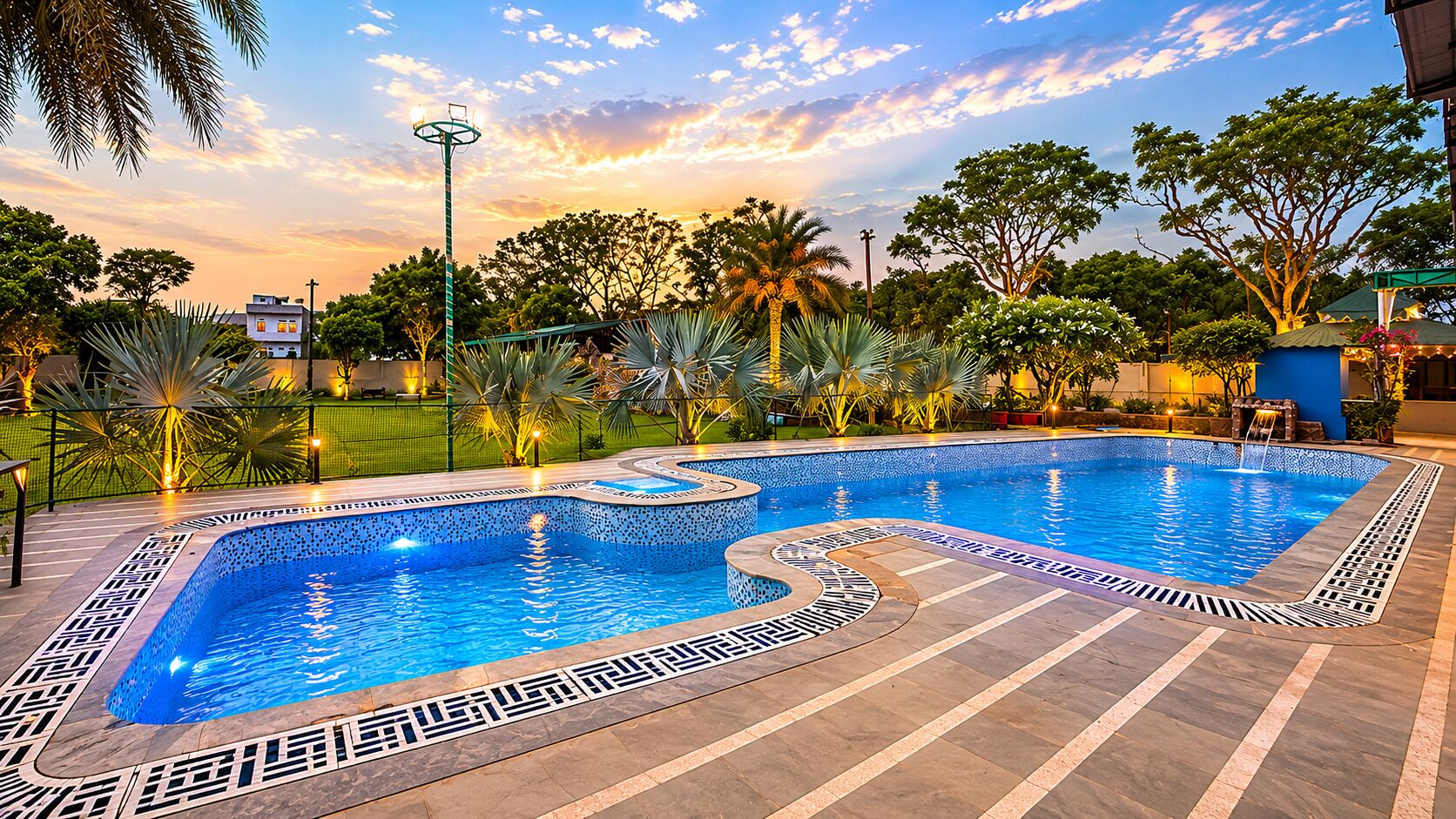 5 piscinas al aire libre, sillones reclinables de piscina