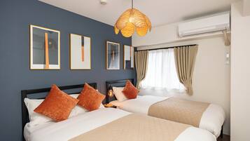 Blackout curtains, iron/ironing board, free WiFi