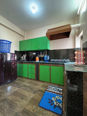 Deluxe-studiolejlighed - byudsigt | Privat køkken