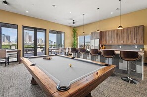 Games room - Luxury Penthouse w/ Balcony • Downtown Dallas Skyline Views • Gym • Free Parking (Dallas)