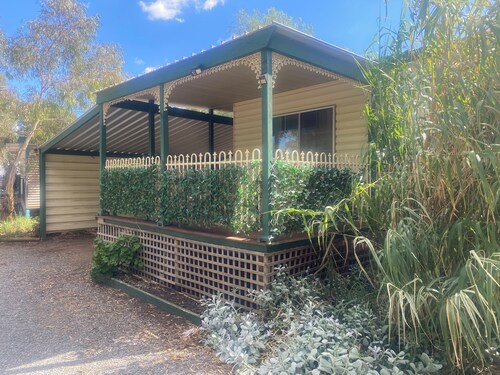 Cabin at stockport caravan park