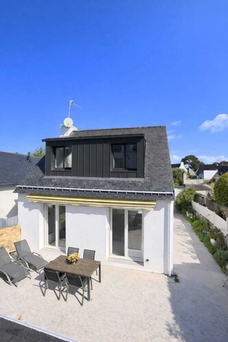 Cosy house 6 pers near beaches, south facing