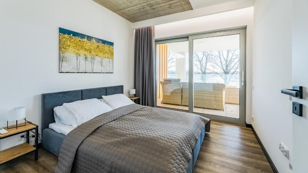 Suíte superior, vista para o lago