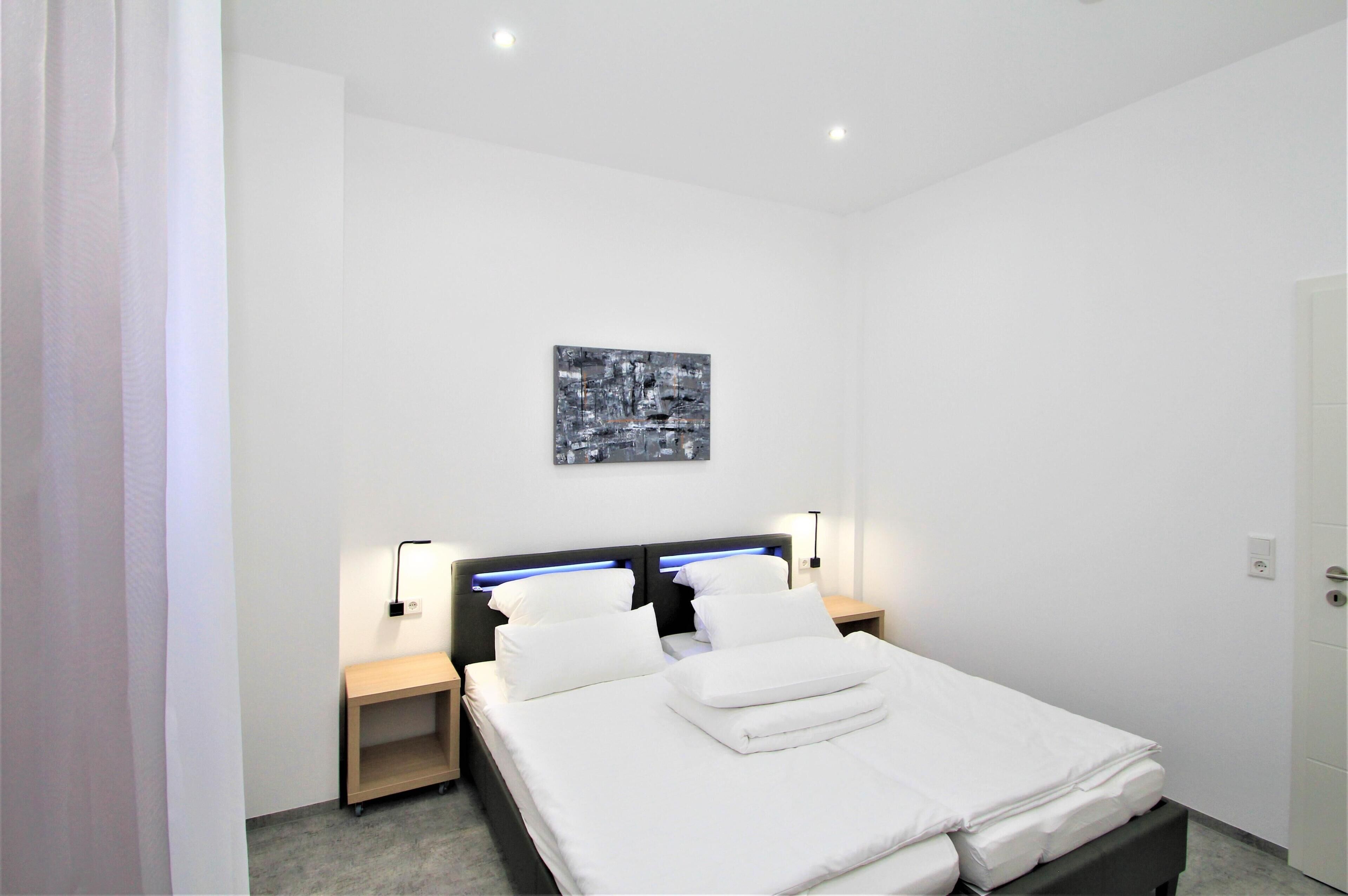 1 chambre, fer et planche à repasser, lit parapluie, Wi-Fi gratuit