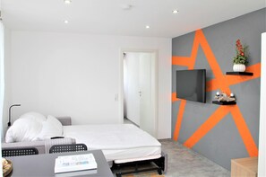 1 Schlafzimmer, Bügeleisen/Bügelbrett, Reisekinderbett, kostenloses WLAN