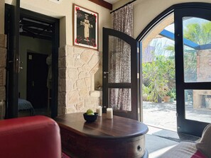 House, 2 Bedrooms, Accessible, Patio | Living room - Traditional Stone House - Where Tradition Meets Comfort (Mesa Chorio)