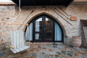 House, 2 Bedrooms, Accessible, Patio | Property entrance - Traditional Stone House - Where Tradition Meets Comfort (Mesa Chorio)