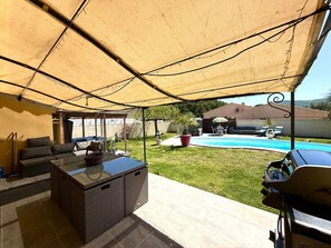 Terrace/patio - Charming house, pool and AC - 8 guests (Mallemort)
