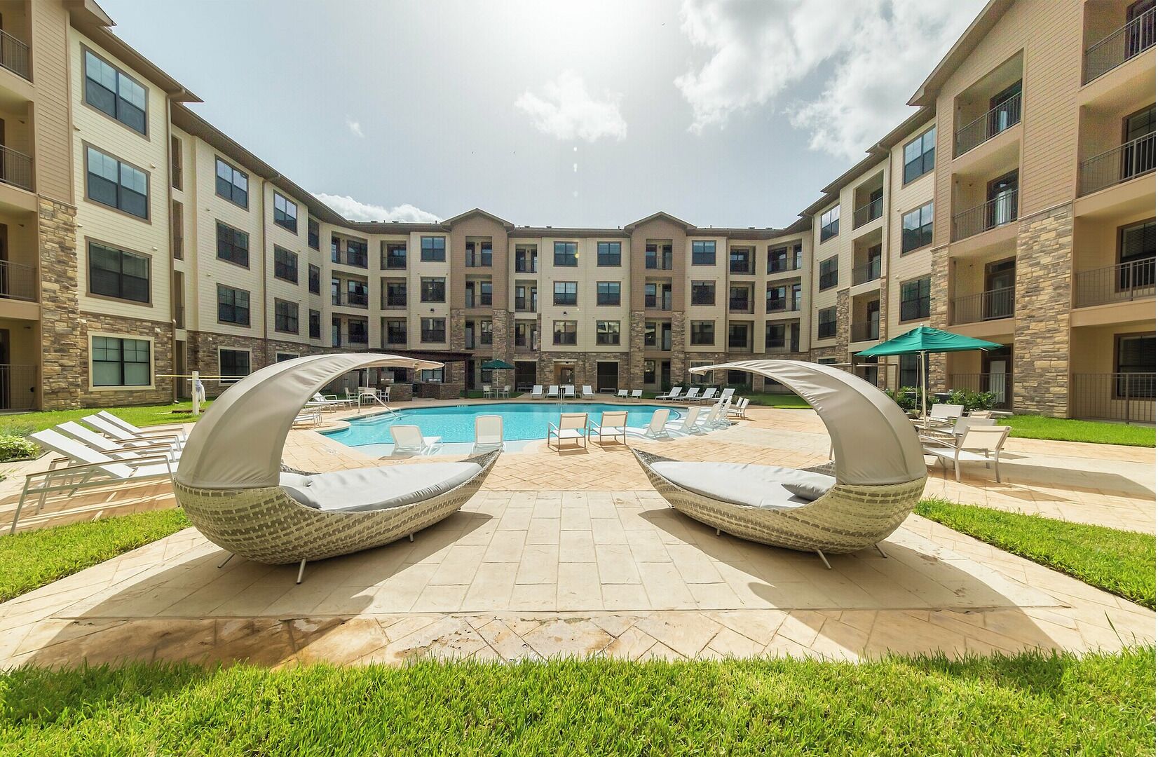 Seasonal outdoor pool