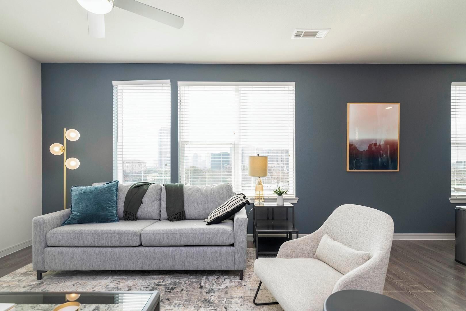 Apartamento (2 Bedrooms) | Área de estar