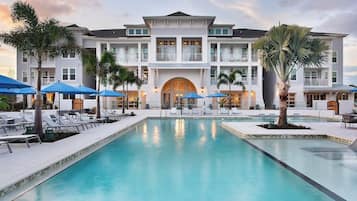 Seasonal outdoor pool