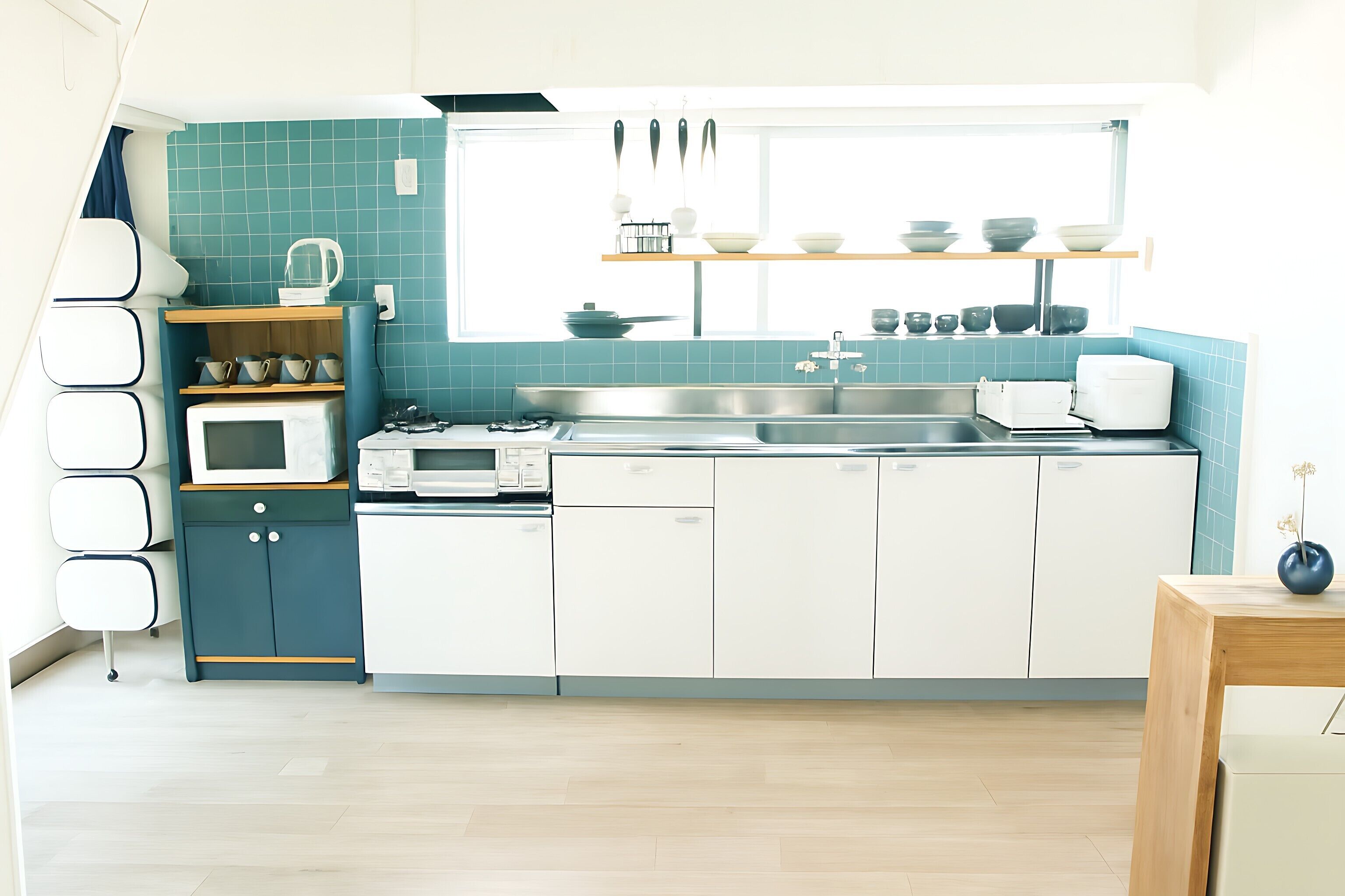 House, 2 Bedrooms, Kitchen | Private kitchen | Full-size fridge, microwave, stovetop, rice cooker