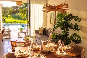 Dining - Stylish 2BD 2 Bath 1st Floor Apartment with Private Pool & Golf Views in Cocotal. (Punta Cana)