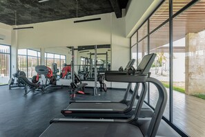 Fitness facility - First floor facing the pool and gym (Punta Cana)