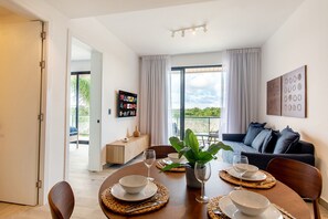 Interior - 1BR, artificial beach, pools, gym, location (Punta Cana)