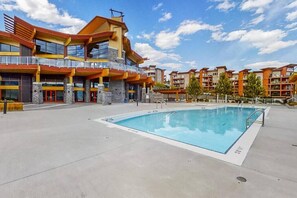 Outdoor pool, a heated pool - Spectacular View 1 Bdrm in Amenity Filled Resort (West Kelowna)