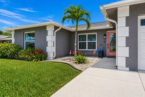 Exterior - Lakefront Pool House | 4BR Bike to Beach (Seminole)