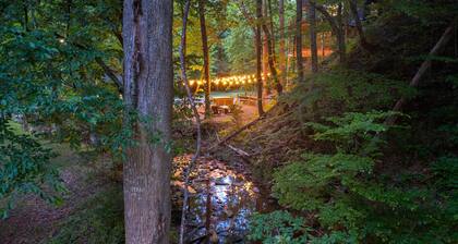 Creekside Bungalow | Hot Tub, Sunroom + Private Suite