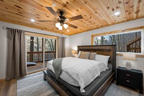 2 bedrooms, desk, iron/ironing board, free WiFi - Creekside Lodge on 6 Acres | Game Room, 8-Person Hot Tub, Sleeps 17 (Sevierville)