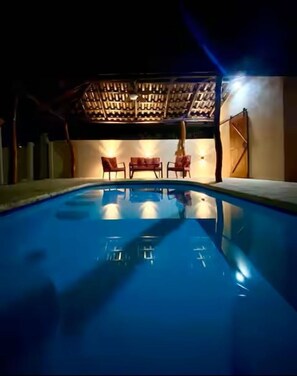 Pool - Villa Feliz-great backyard/pool in Los Delfines Golf & Country Club, Costa Rica. (Tambor)