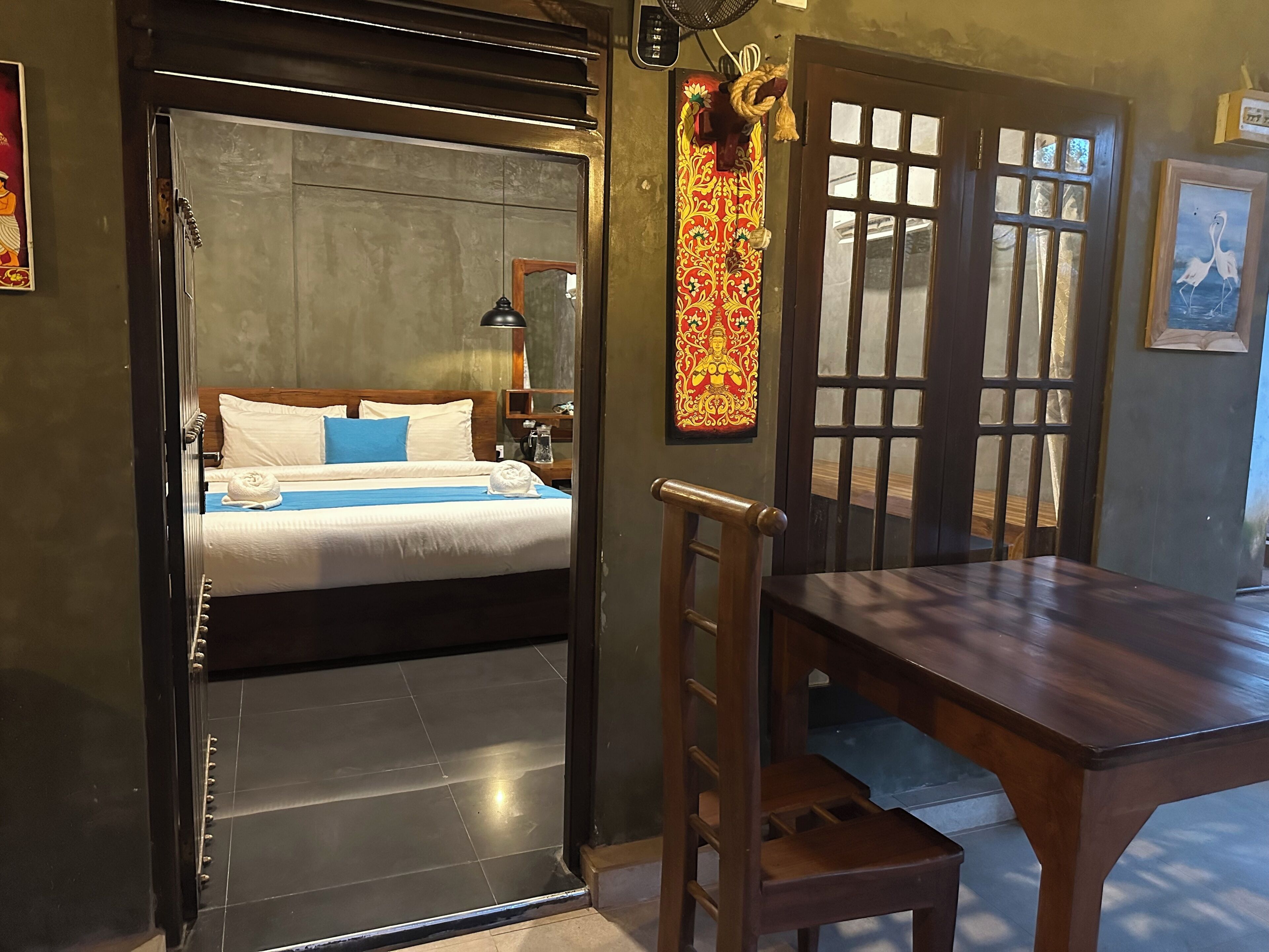 Standard-dobbeltværelse - terrasse - udsigt til have