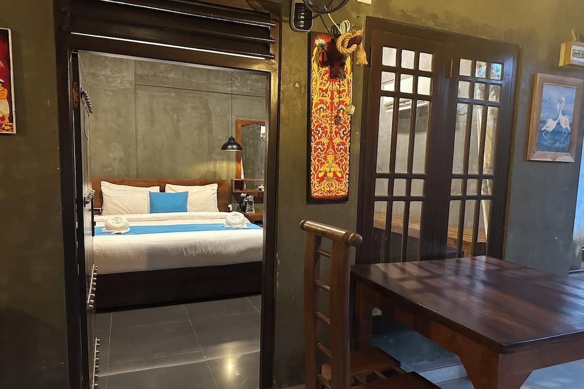 Standard-Doppelzimmer, Terrasse, Gartenblick