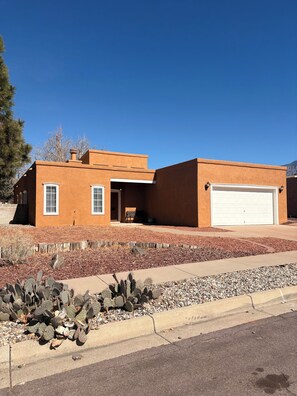 Exterior - Desert Charm Retreat with Pool Table in NE Heights (Albuquerque)