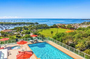 Pool - Arya Hotel Studio Apartment Coconut Grove, Ocean View and Free Parking (Miami)