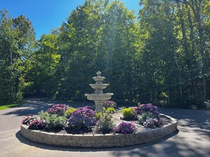 Property grounds - Spacious 6-bedroom villa, panoramic view of Lake Michigan from 2 decks & patio (Charlevoix)