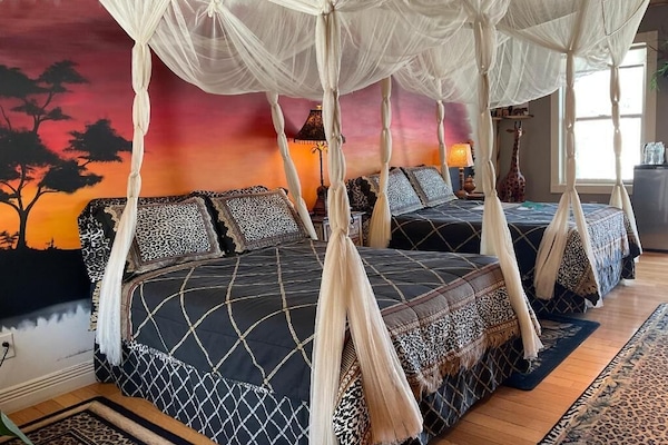 Kamar Double Deluks, pemandangan gunung | Setrika/meja setrika dan Internet kabel gratis