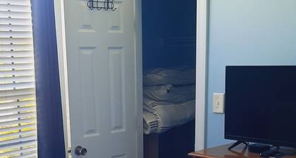Cozy 1-bedroom & bathroom in shared residence in coastal Beaufort, NC.