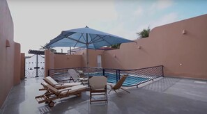 Terrace/patio - Lemon Beach Chalet in Durrat Al Arous (درة العروس)