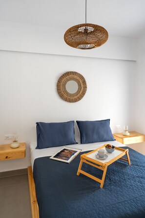 3 bedrooms, iron/ironing board, WiFi, bed sheets - Pefkos Vista Villa Galini – Private Pool & Sea View (Lindos)