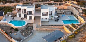 Exterior - Pefkos Vista Villa Galini – Private Pool & Sea View (Lindos)