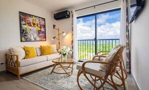 Living area - Modern 1BR Apartment in Punta Cana with Pool (Punta Cana)