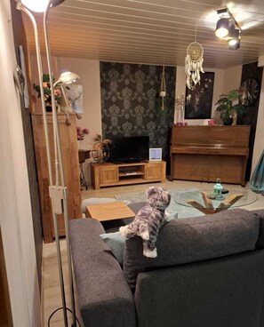 TV, table tennis, books - Vacation apartment Seeblick in Langweiler (Langweiler)
