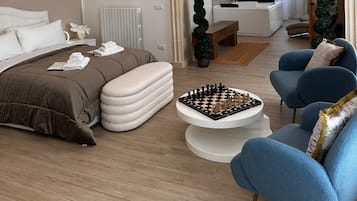 Doppia Deluxe, balcone, vista città