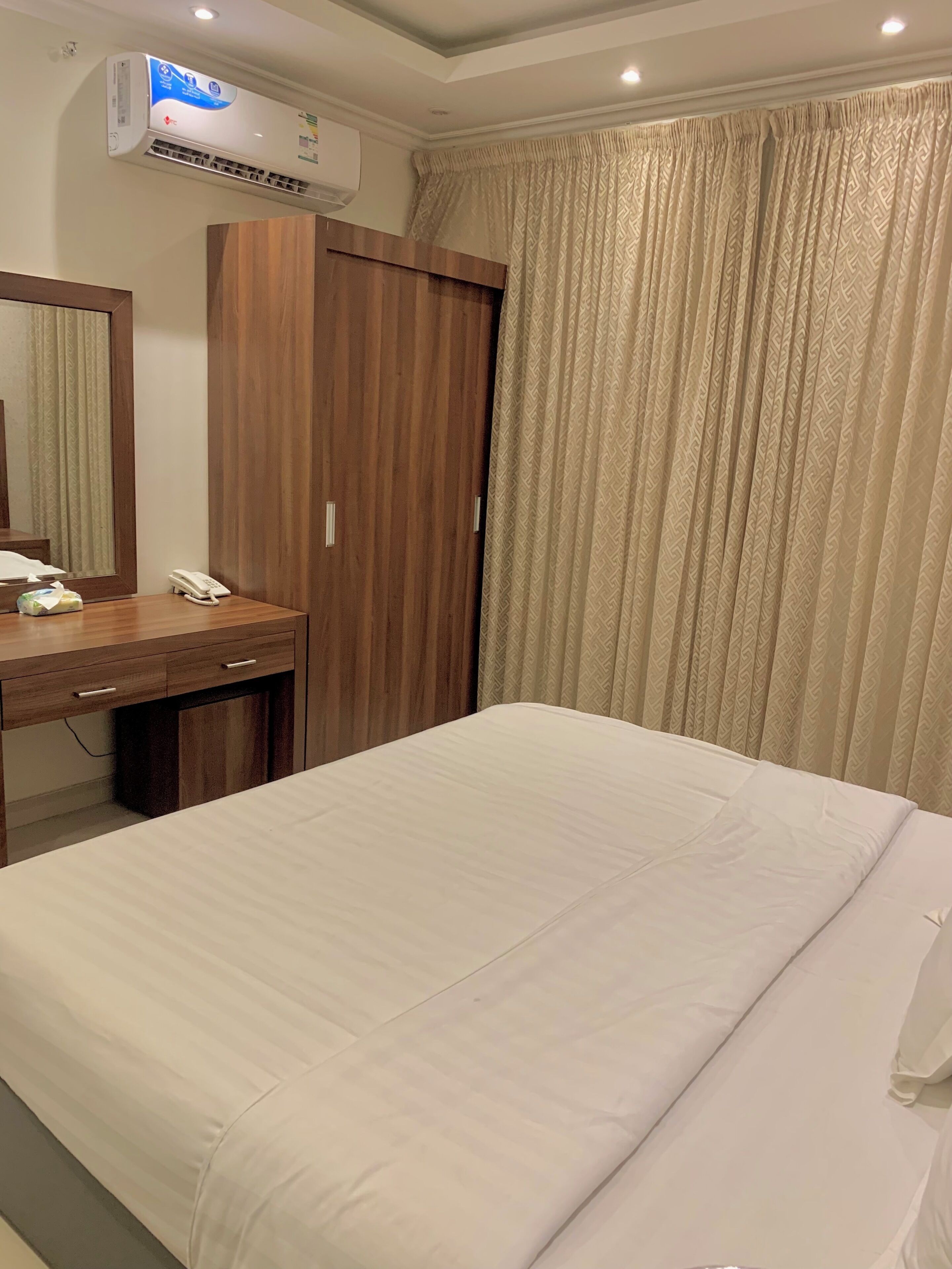 Family Apartment | In-room safe, blackout drapes, soundproofing, iron/ironing board