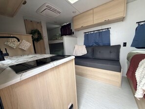 Interior - Tiny Home on Wheels near Lake Lanier PET & FESTIVAL FRIENDLY  No Additional Fees (Gainesville)