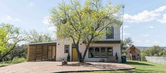 Yellow Door on the Llano River