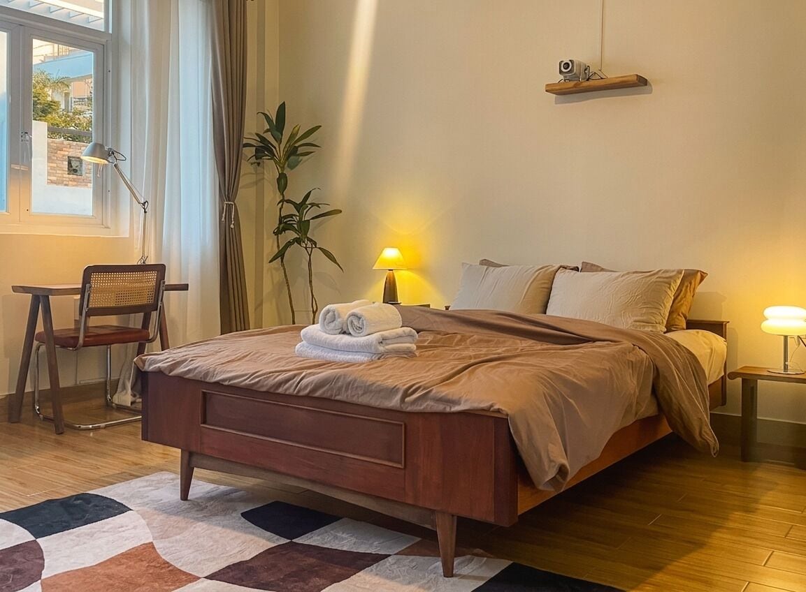 Signature tweepersoonskamer, 1 kingsize bed, balkon, uitzicht op de stad | Lakens van Egyptisch katoen, luxe beddengoed, donsdekens